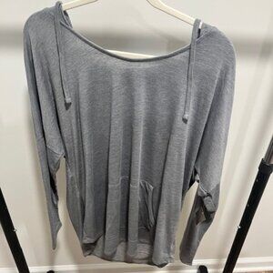 Long Sleeve Gray Hoodie
